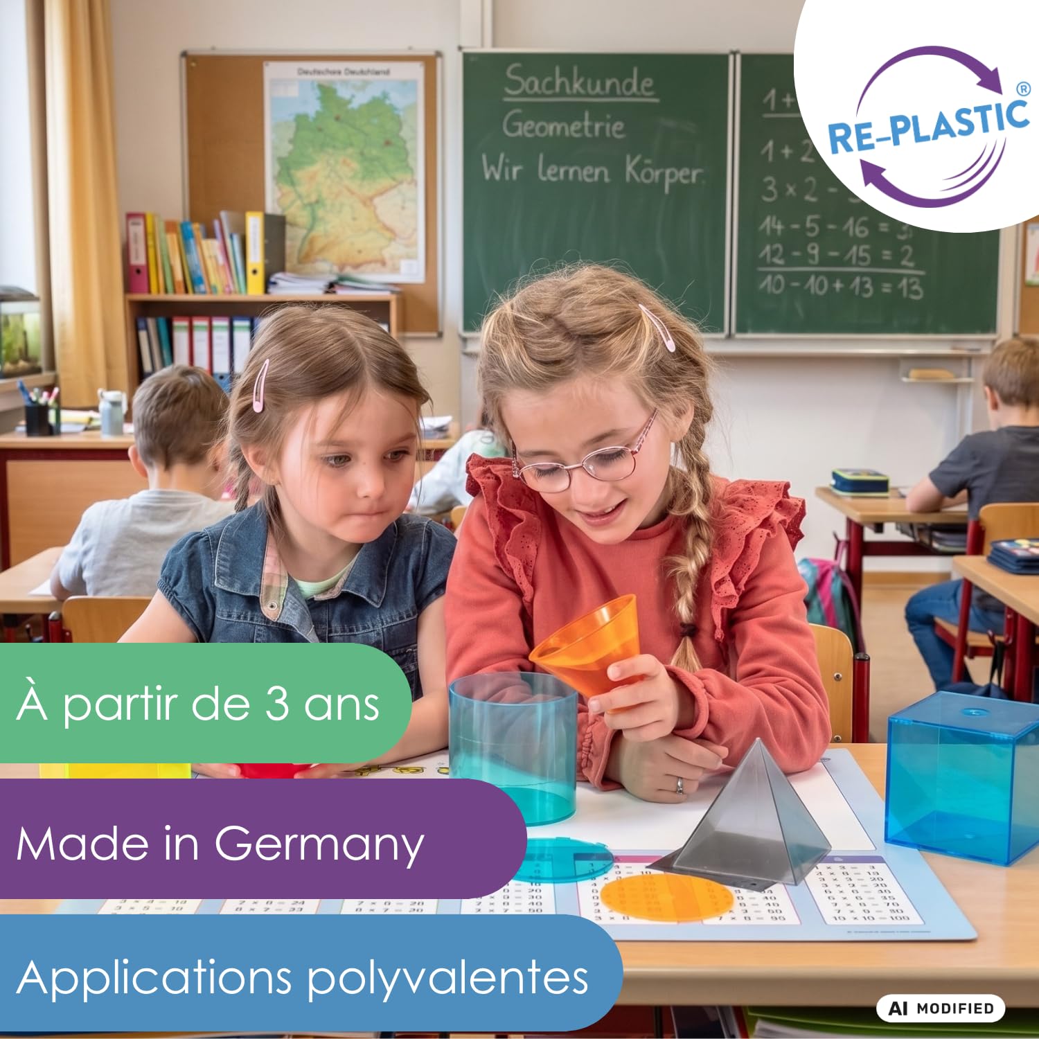 Wissner Raum & Form 6 solides à remplir 10 cm plastique