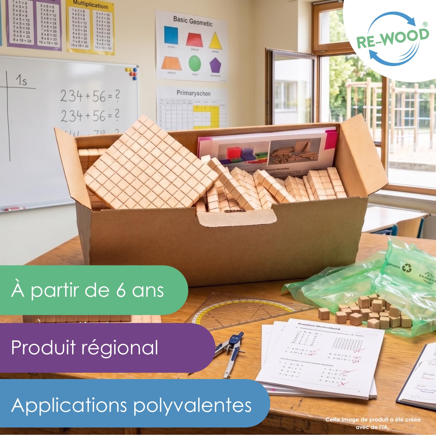 Wissner Zahlen & Rechnen Base 10 432 pièces boîte carton
