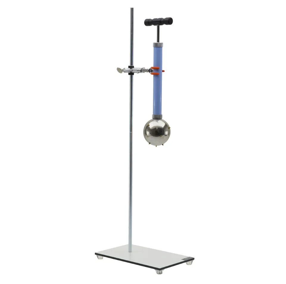 Educaduino Fluides Appareil de Pascal métal avec support 35 cm