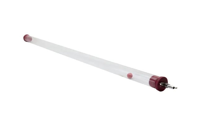 Educaduino Mécanique tube de Newton verre 1 m robinet classe