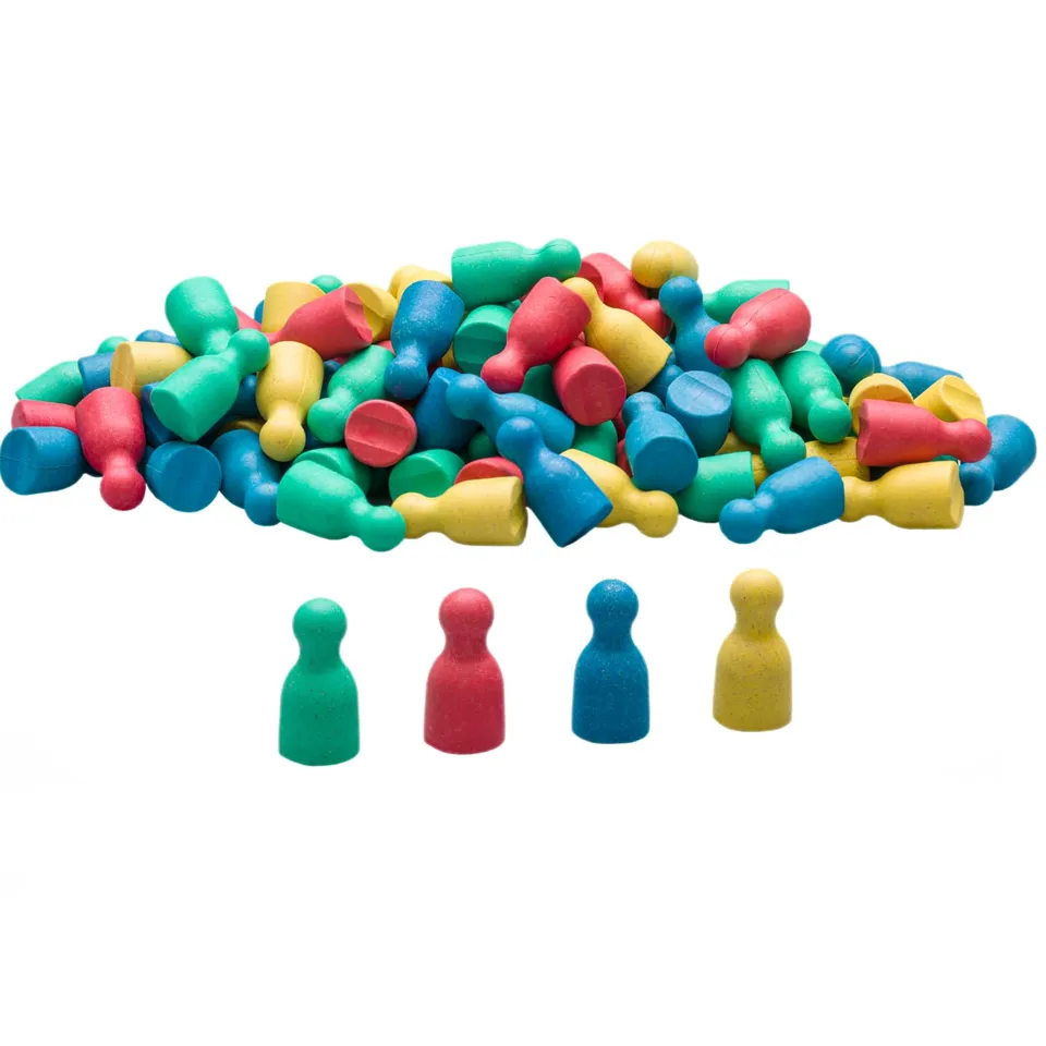 Wissner Lernspiele pions halma bois 24 mm lot 60 6 couleurs
