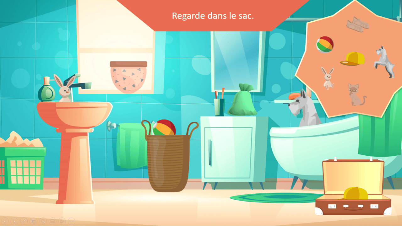 Créations orthophoniques Langage oral Chacun sa place jeu prépositions