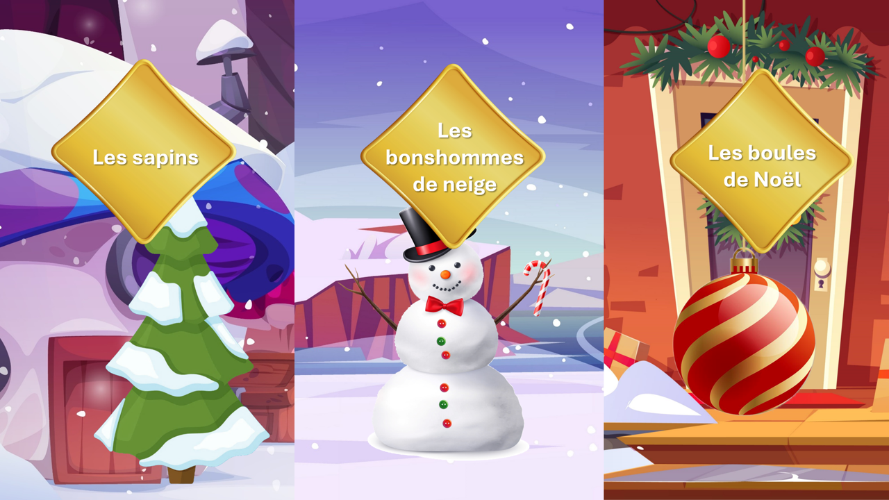 Créations orthophoniques Renforçateurs Où se cache le lapin jeu Noël