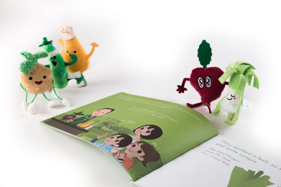 Purely Nutrition Story Books Celeriac livre + marionnettes 3-5 ans
