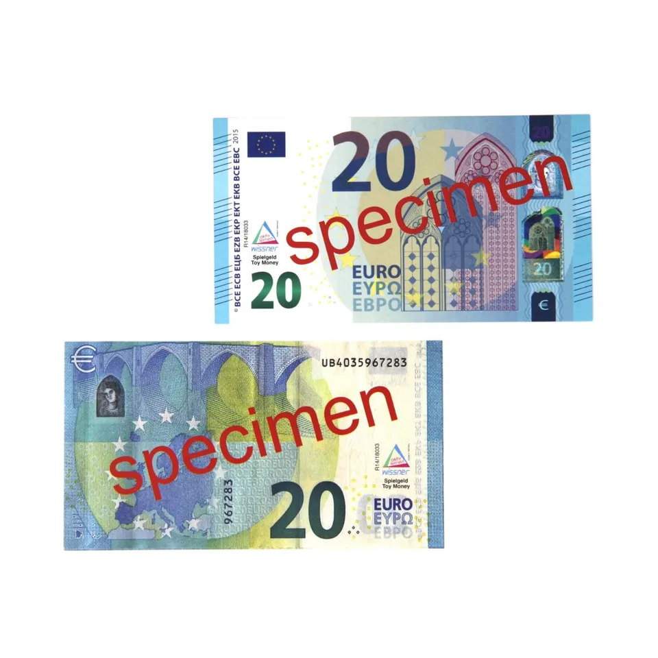 Wissner Lernspiele 100 billets 20 euros monnaie pédagogique papier