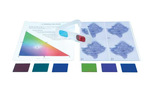 Educaduino Optique et ondes Kit Couleurs et vision kit vision 3D