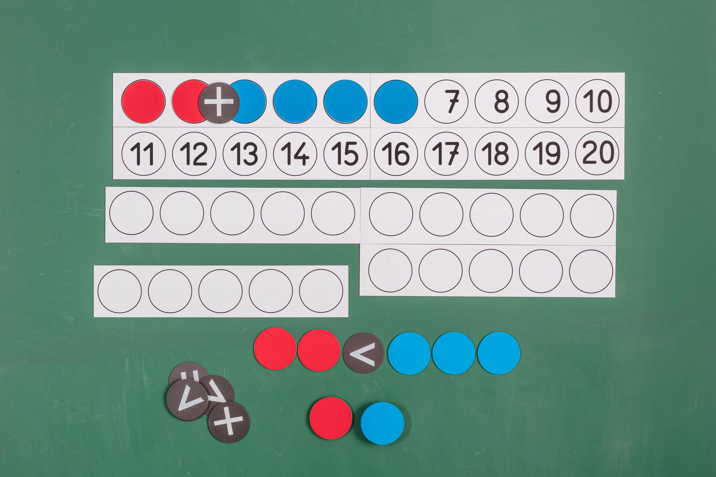 Wissner Zahlen & Rechnen Tableau magnétique calcul + 22 jetons