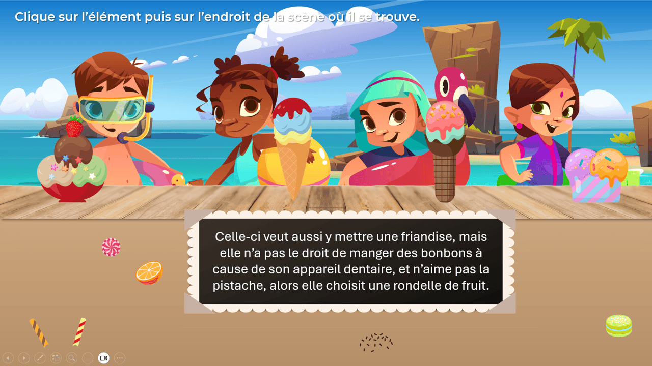 Créations orthophoniques Il se passe des choses marchand de glaces lecture 8 ans