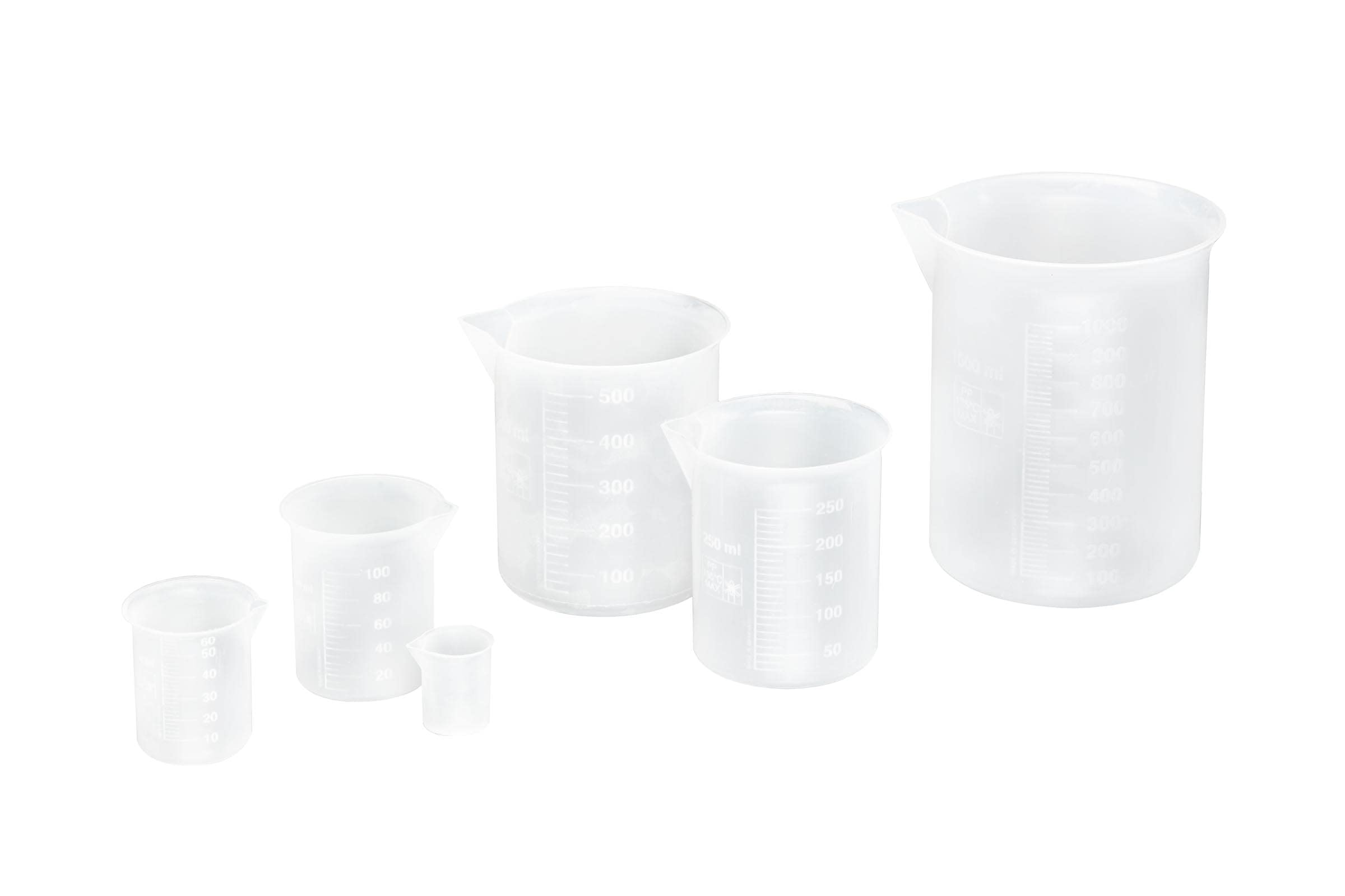 Wissner Größe & Messen Set 6 Gobelets Mesureurs Gradués RE-Plastic