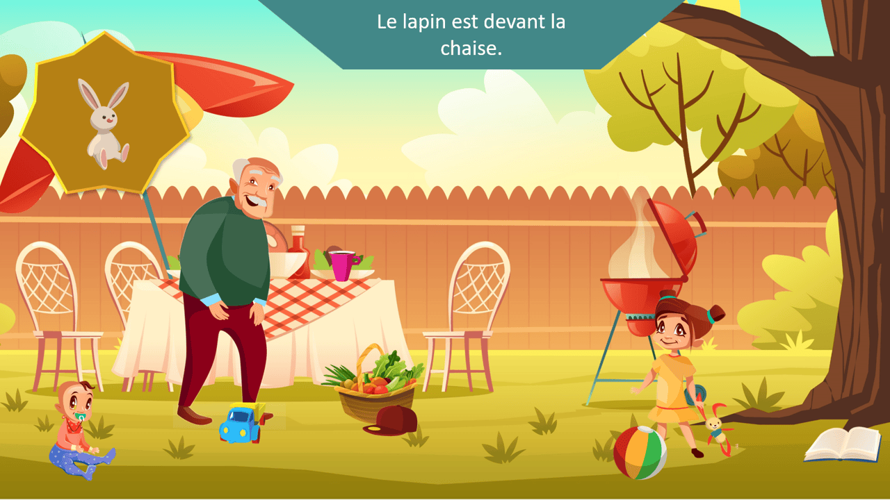 Créations orthophoniques Langage oral Chacun sa place jeu prépositions