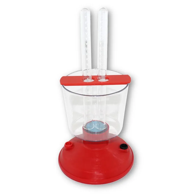 Educaduino Chimie Support éprouvettes électrolyseur 110x30mm