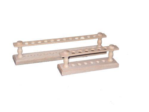 Educaduino Consommables Portoir tubes à essais bois classe