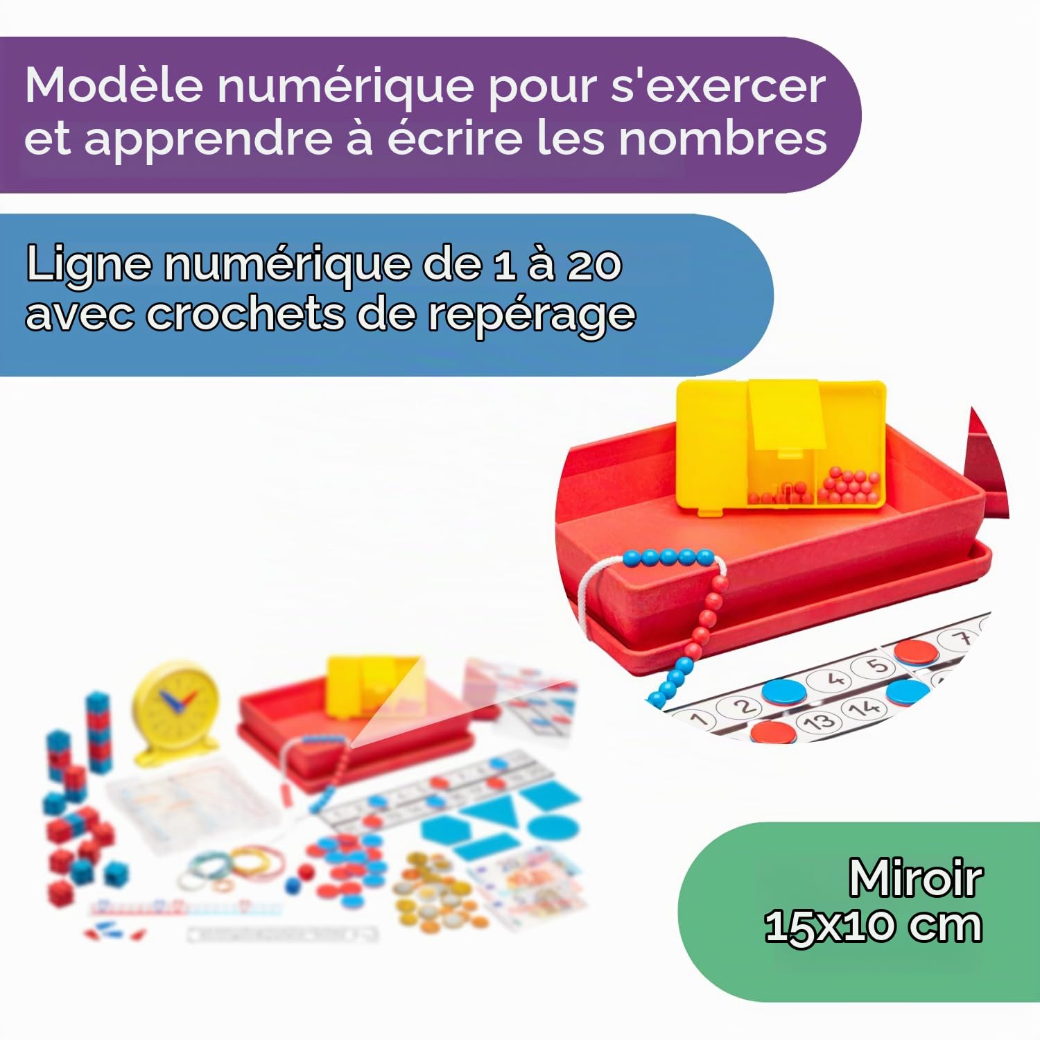Wissner MATHI boîte maths CP primaire kit classe 080150.000