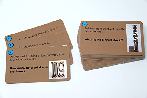 Wissner Lernspiele cartes tâches tour nombres 42 cartes
