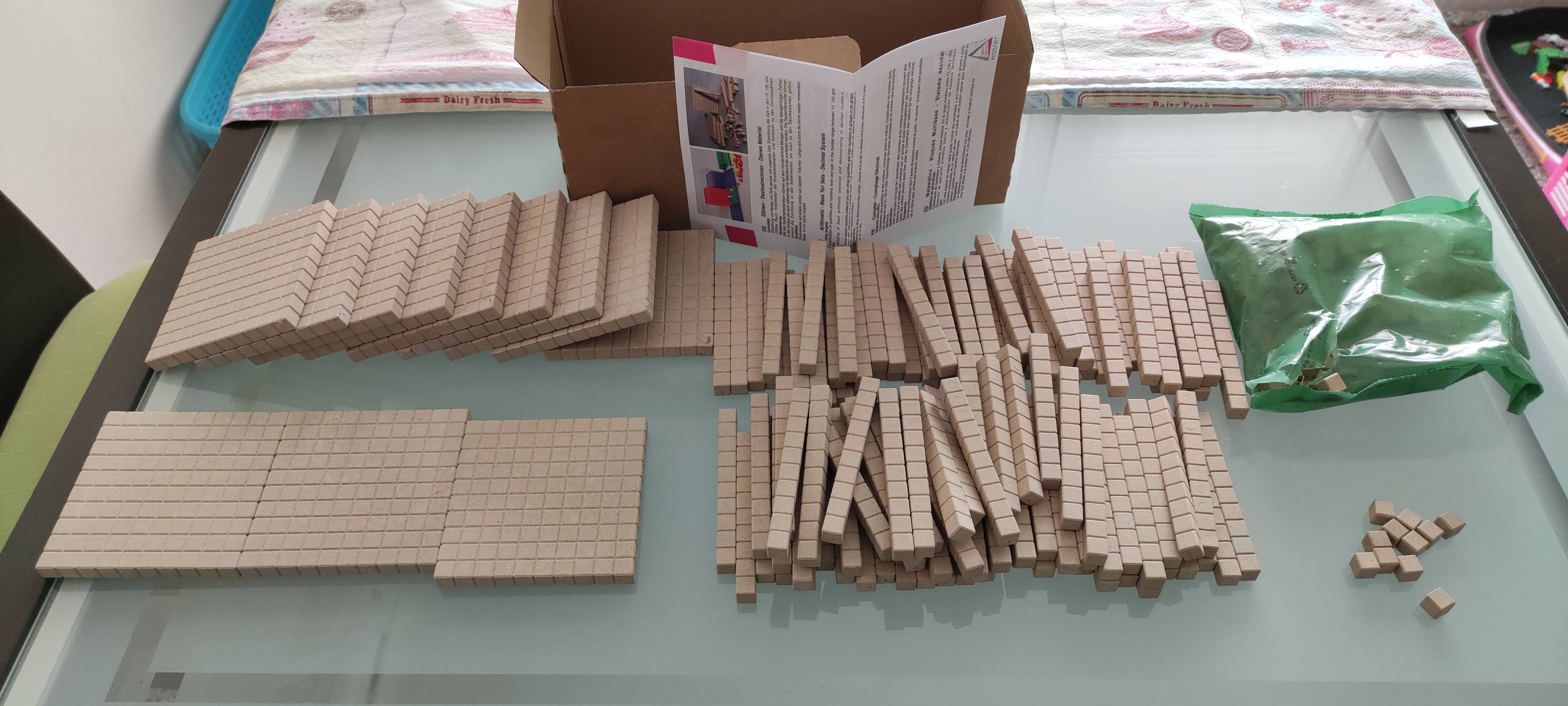 Wissner Zahlen & Rechnen Base 10 432 pièces boîte carton