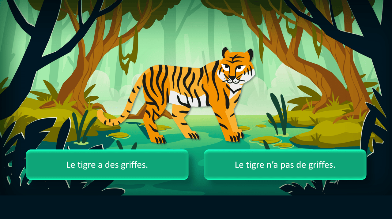 Créations orthophoniques Sur le chemin des phrases jeu négation complète