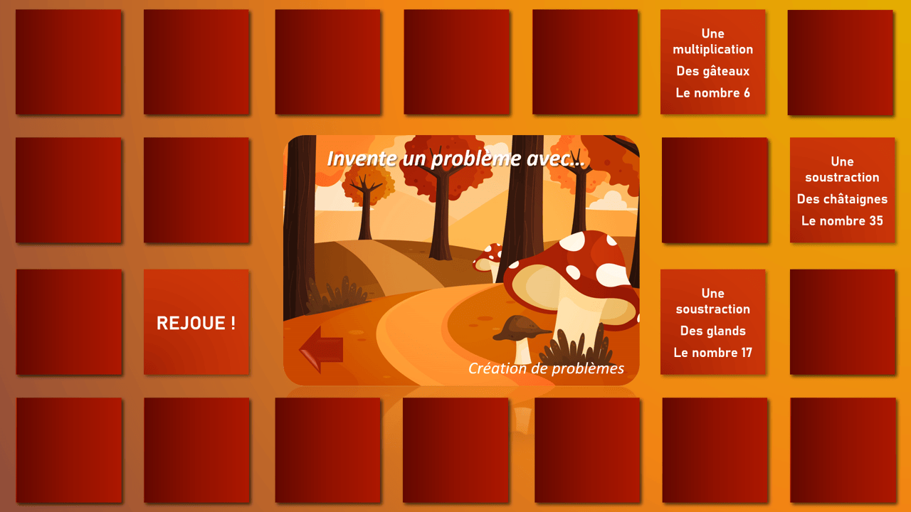 Créations orthophoniques Cognition Balade forêt jeu oie interactif