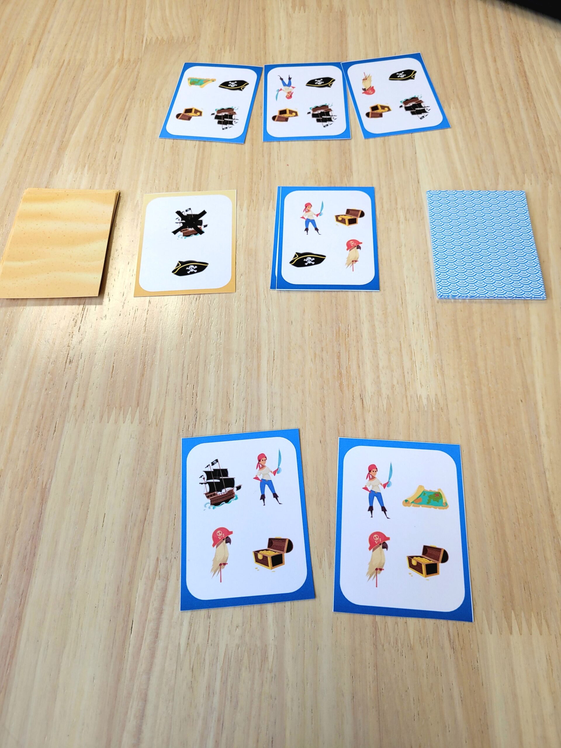 Créations orthophoniques À l'abordage jeu de cartes gratuit langage oral