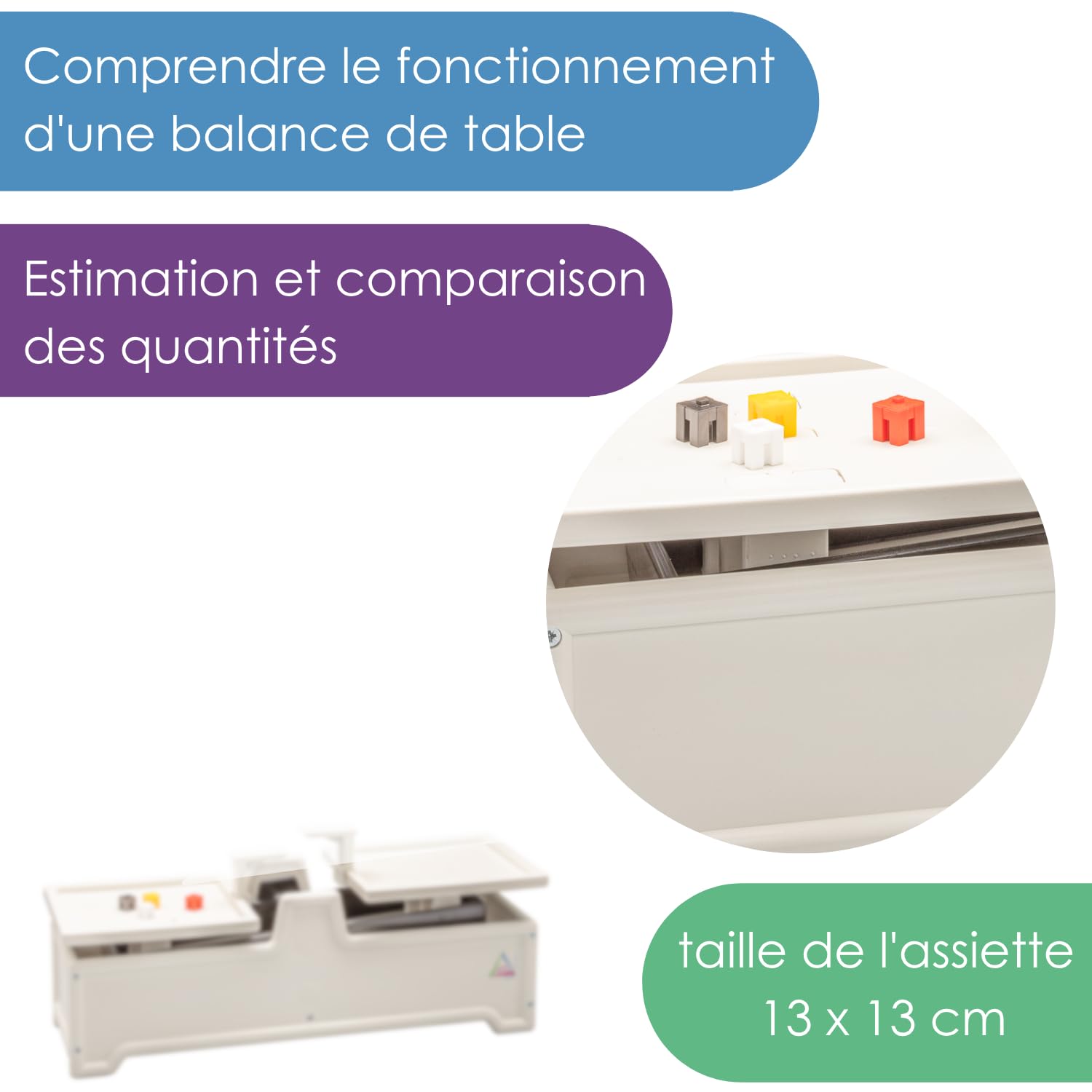 Wissner Größe & Messen balance plastique 2 kg robuste