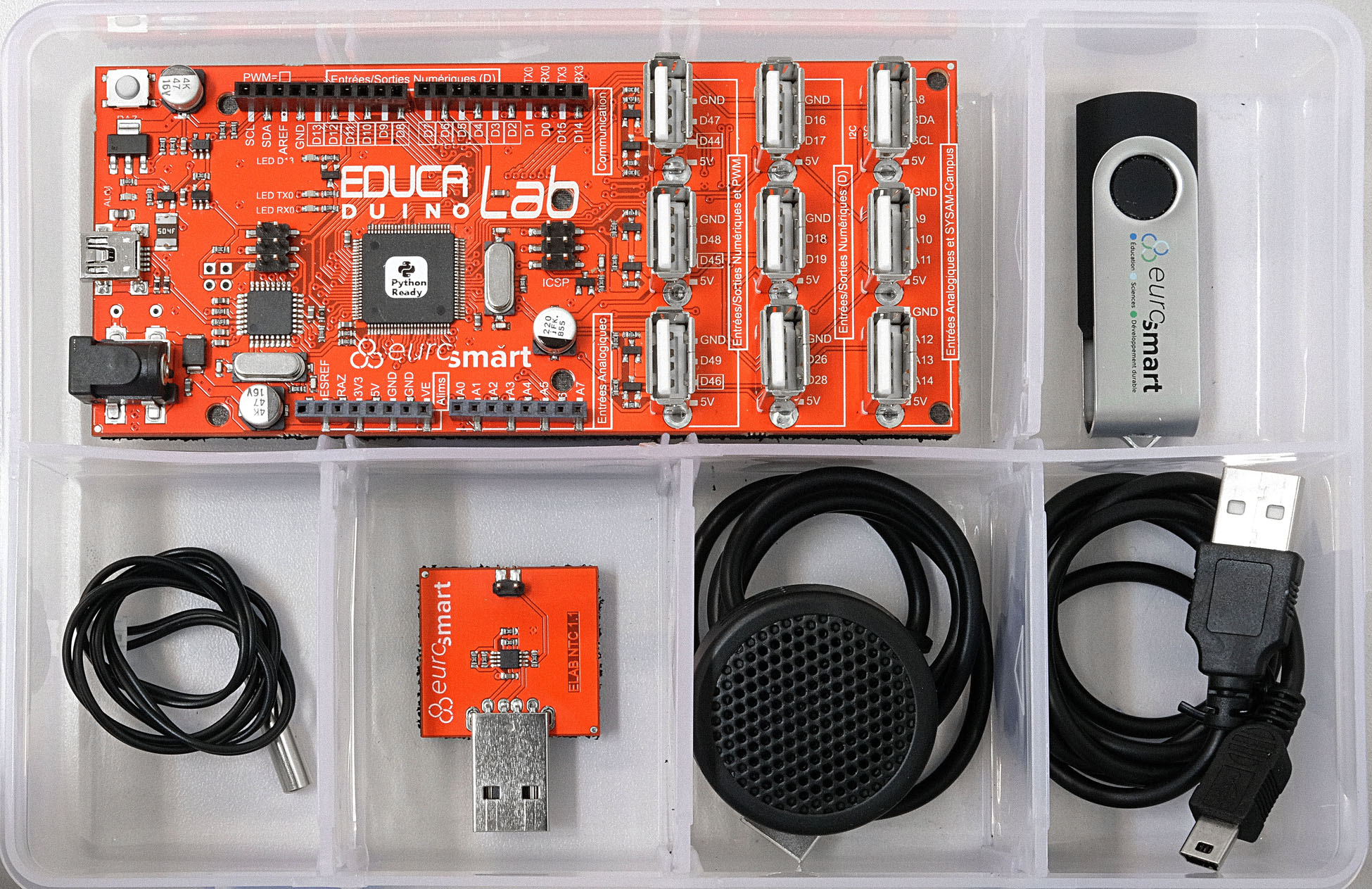 Educaduino-Lab Kit initiation 2nde Python carte + clé USB