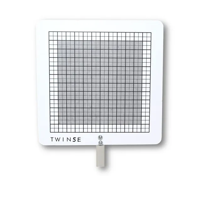 Educaduino Optique et ondes écran sur tige Ø10 écran blanc 150 mm quadrillé
