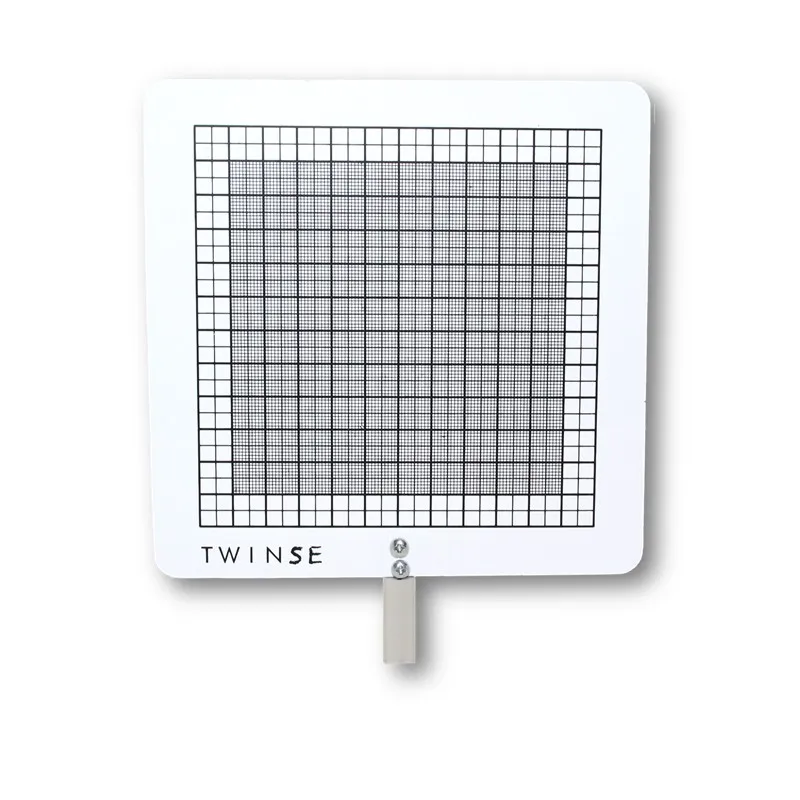 Educaduino Optique et ondes écran sur tige Ø10 écran blanc 150 mm quadrillé
