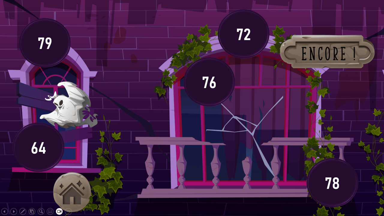 Créations orthophoniques Ne réveillez pas le fantôme jeu nombres 90