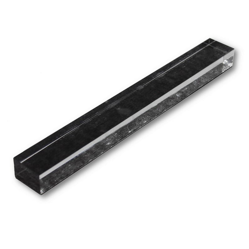 Educaduino Optique Guide lumière rectiligne verre 250 mm