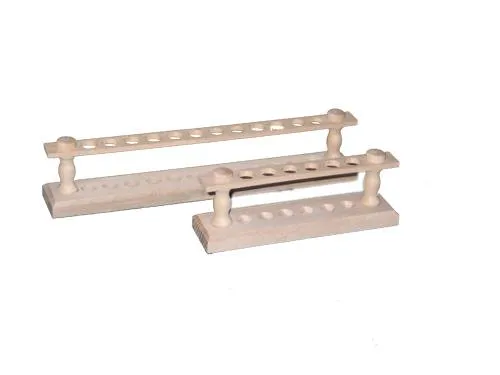 Educaduino Consommables Portoir tubes à essais bois classe