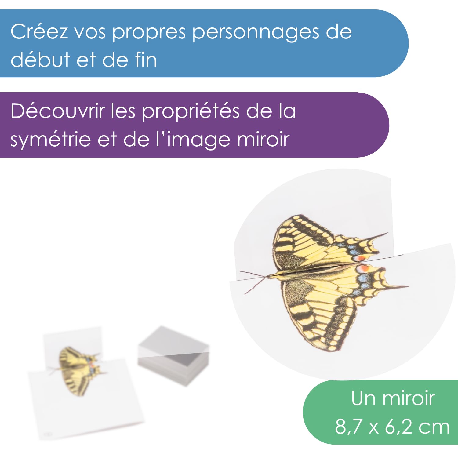 Wissner Raum & Form miroirs 25 pièces 87x62 mm