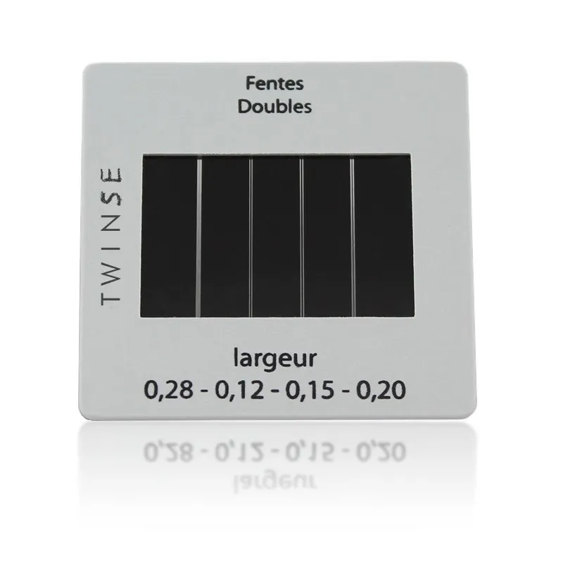 Educaduino Optique diapositive fentes Young largeur variable 50mm