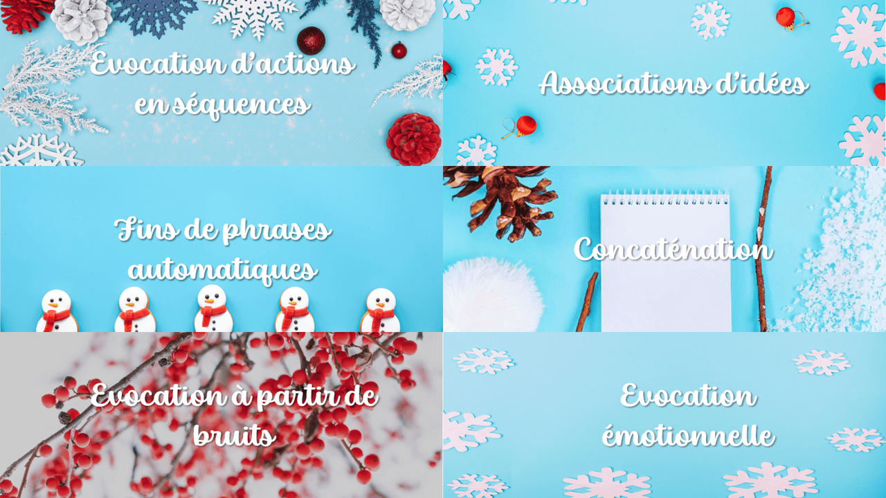 Créations orthophoniques Neuro adulte Evocations en hiver PowerPoint