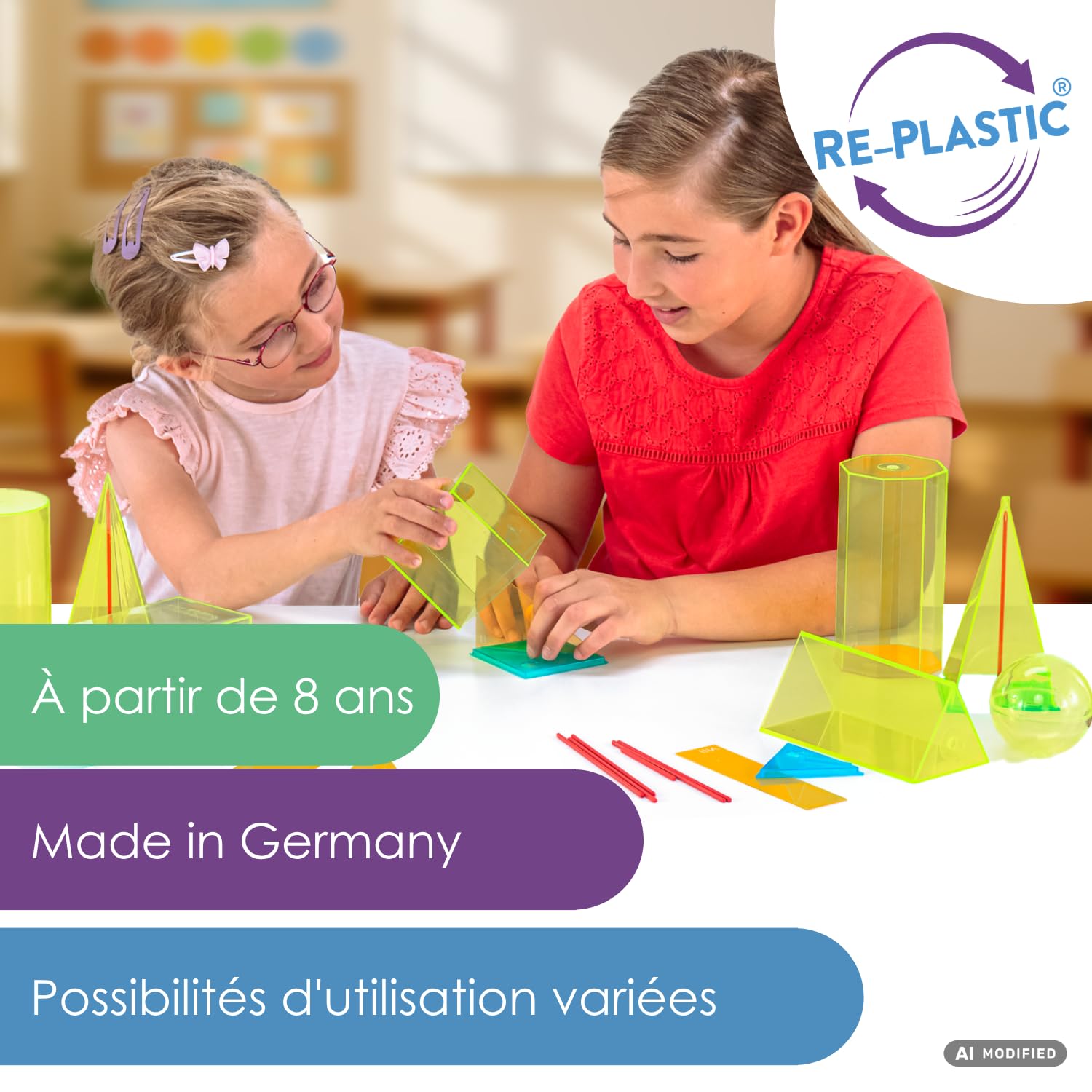 Wissner Raum & Form géocorps 15cm 38 pièces RE-Plastic