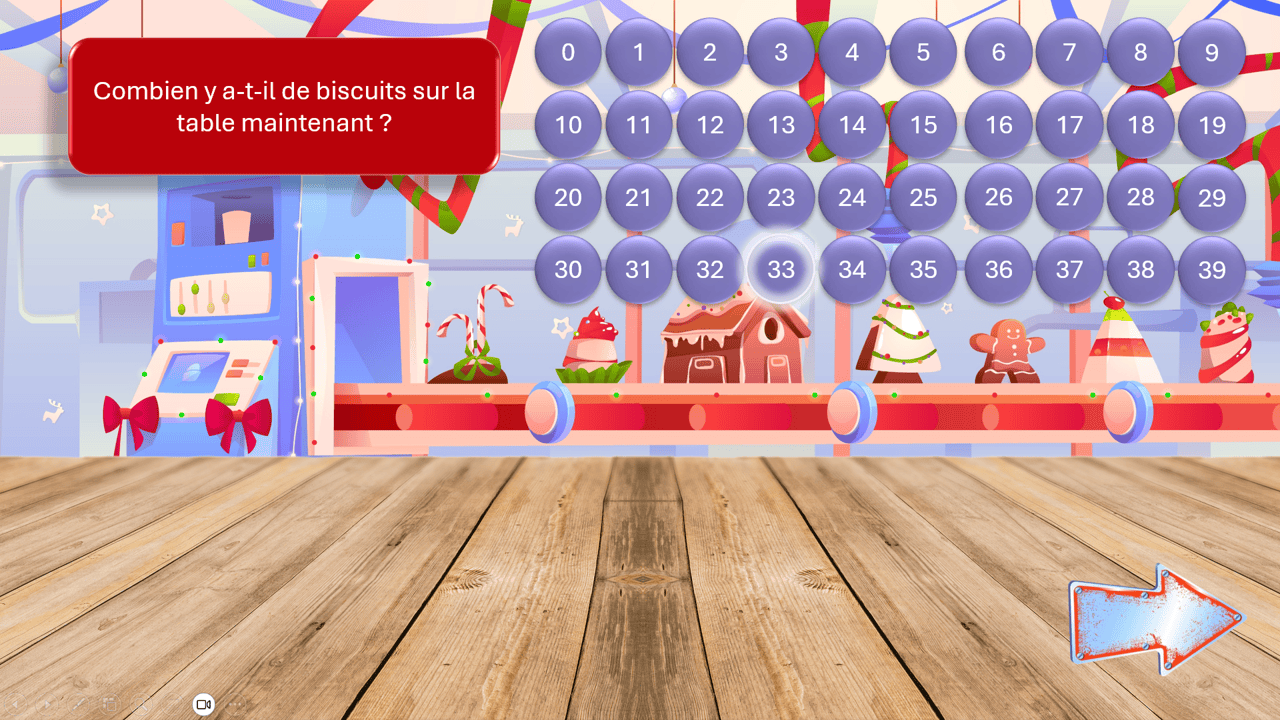 Créations orthophoniques Attention Père Noël jeu quantités Noël