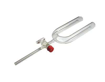 Educaduino Verrerie Tube en U robinet verre 150mm unité