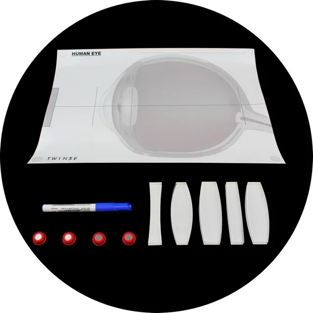 Educaduino Optique kit œil magnétique 5 lentilles A3