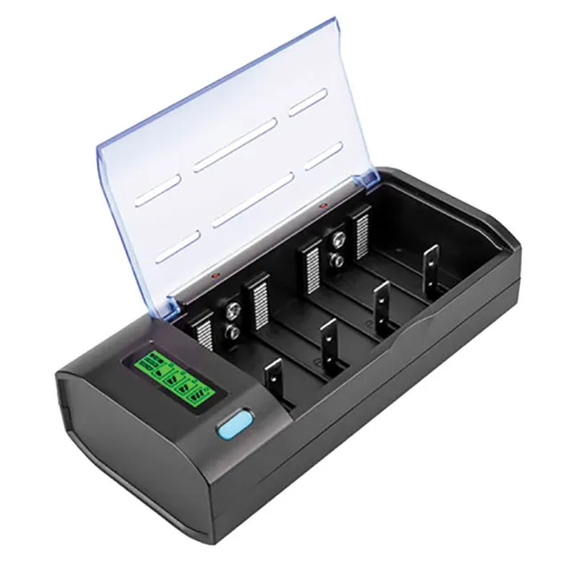 Educaduino Consommables Chargeur piles NiMH AA AAA LCD 4 canaux