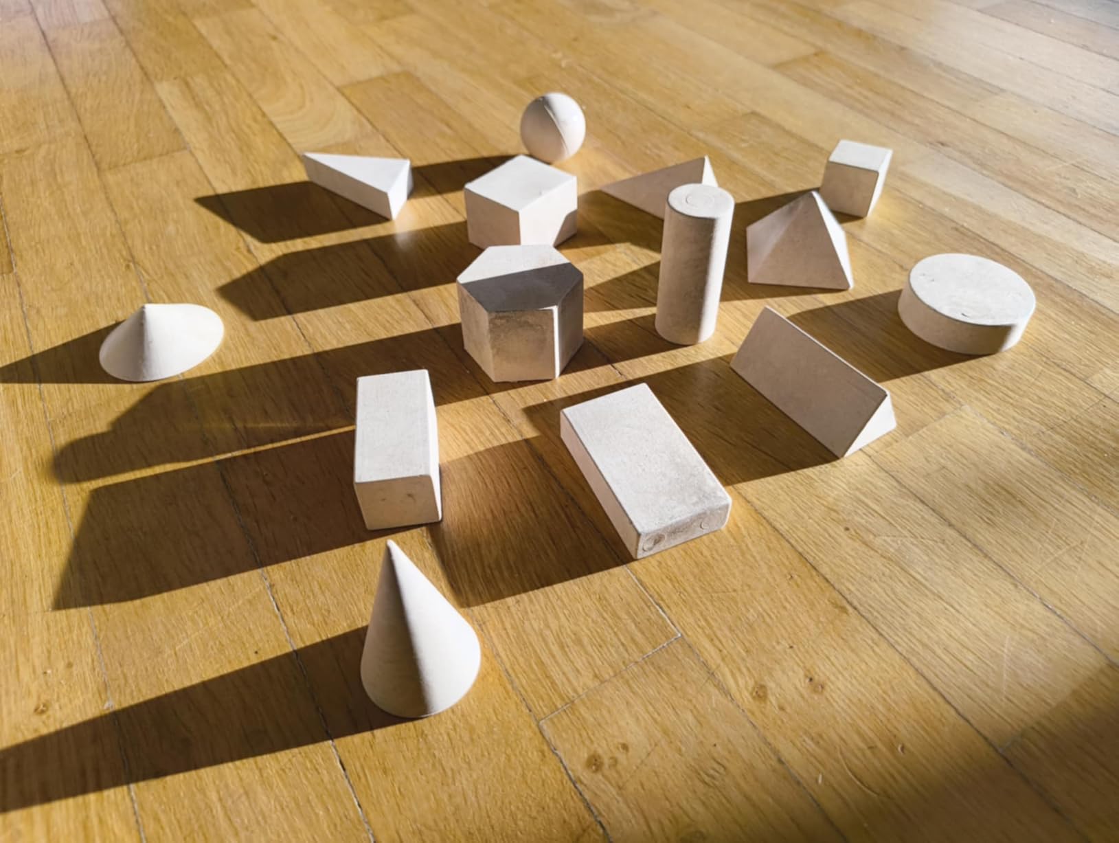 Wissner Raum & Form solides géométriques 14 pièces bois