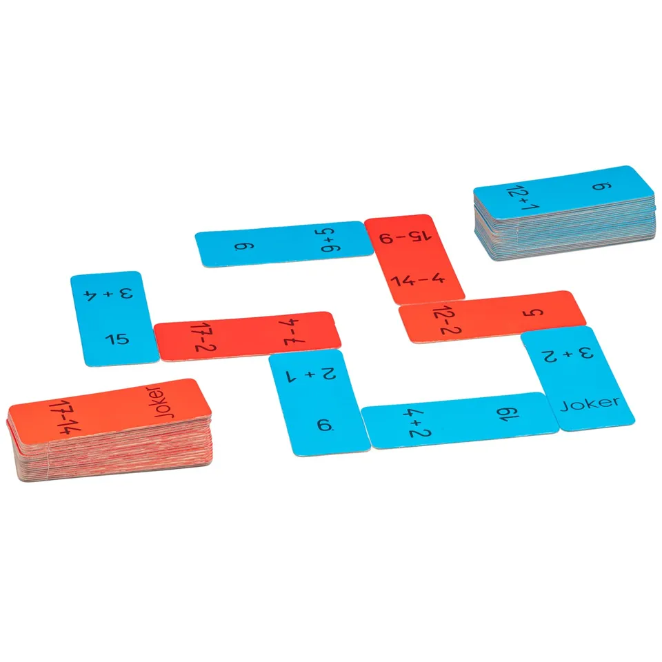 Wissner Lernspiele domino addition soustraction 1-20 60 cartes