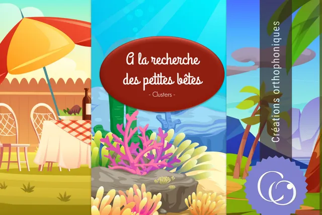 Créations orthophoniques Langage oral Petites bêtes jeu articulation clusters