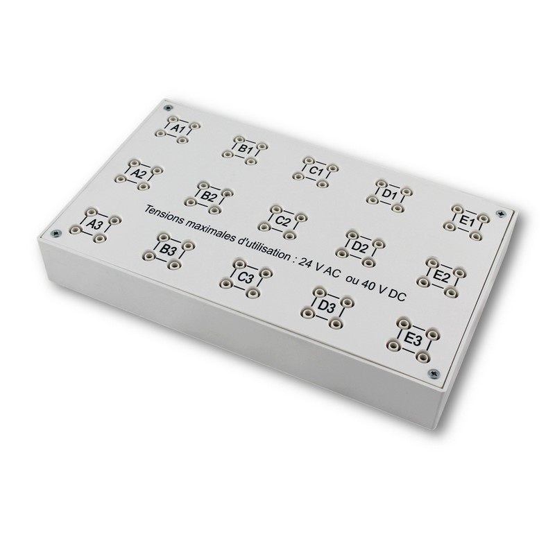 Educaduino Électricité Platine connexion 15 pôles 285 mm