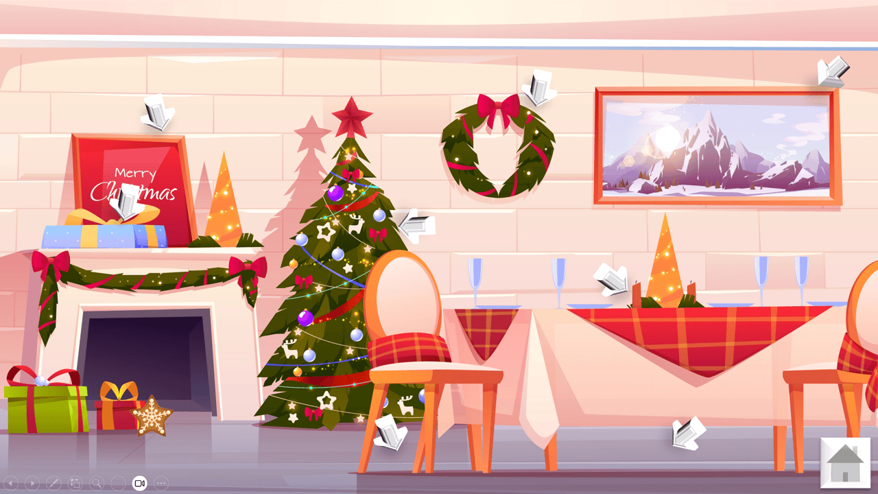 Créations orthophoniques Langage oral Bûche Noël jeu PowerPoint
