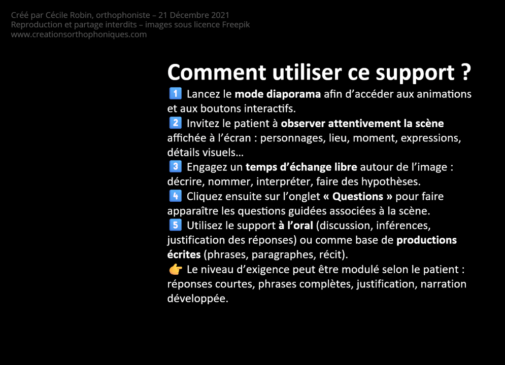 Créations orthophoniques Habiletés sociales Scènes à papote support extrait gratuit