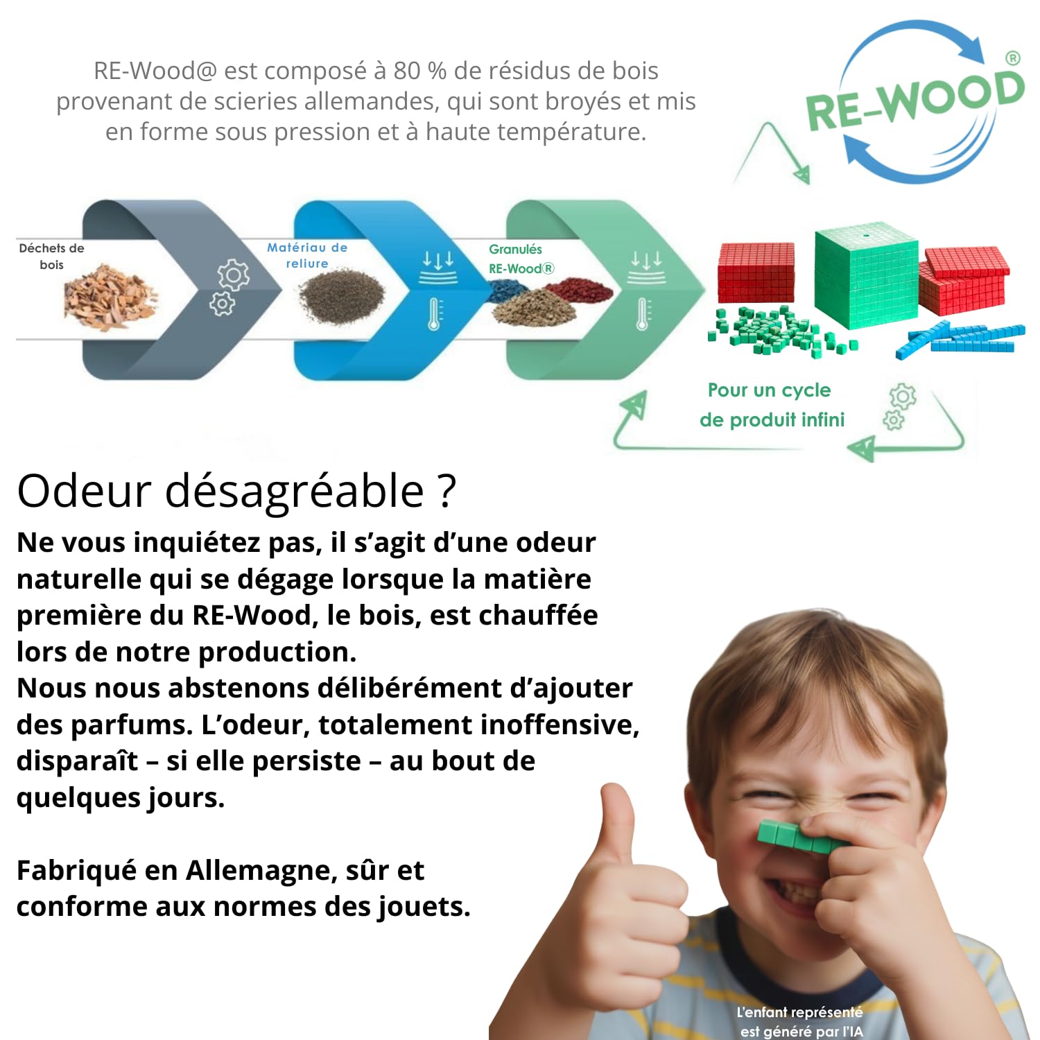 Wissner Montessori Ensemble calcul décimal 121 pcs RE-Wood