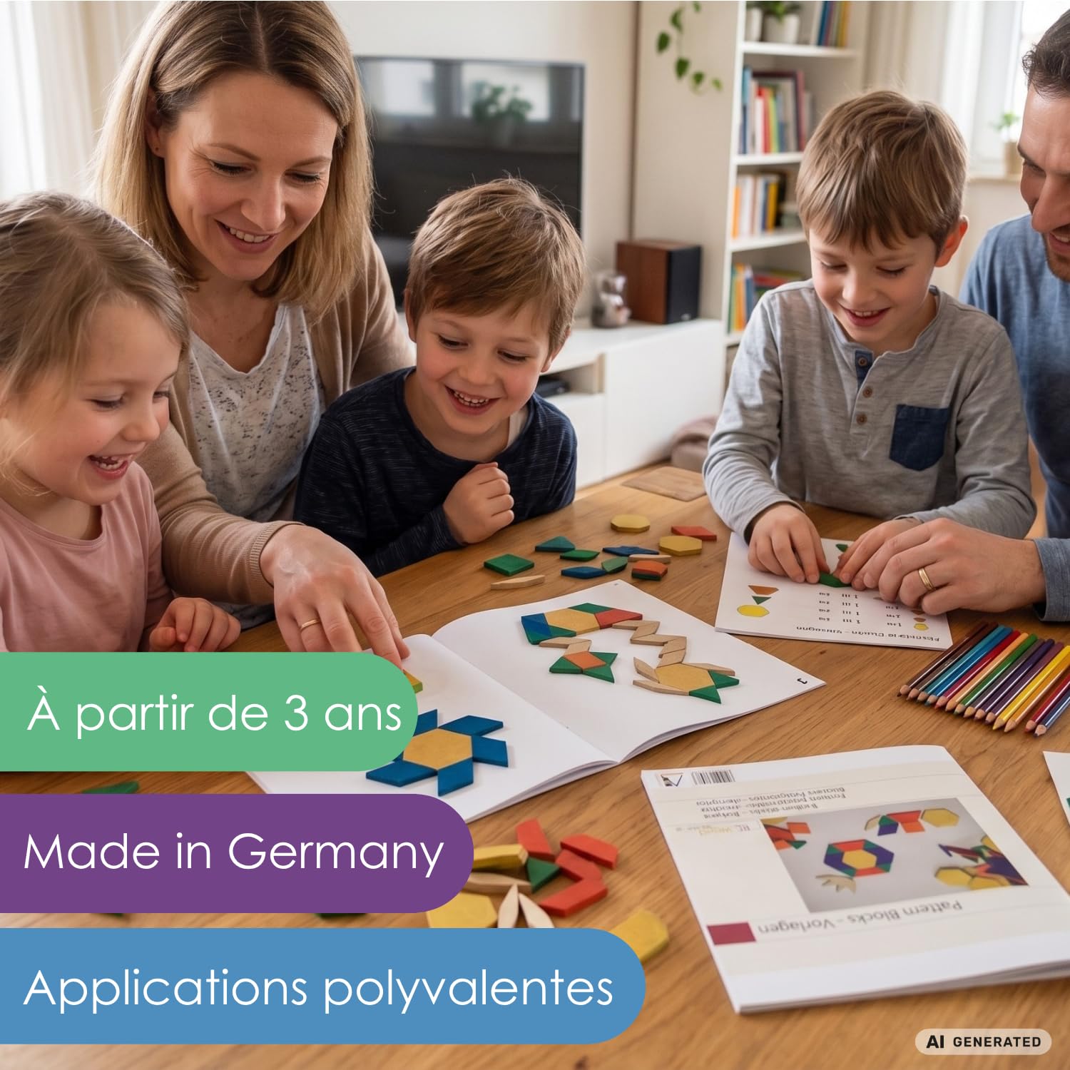 Wissner Raum & Form tapis Pattern Blocks 25 modèles