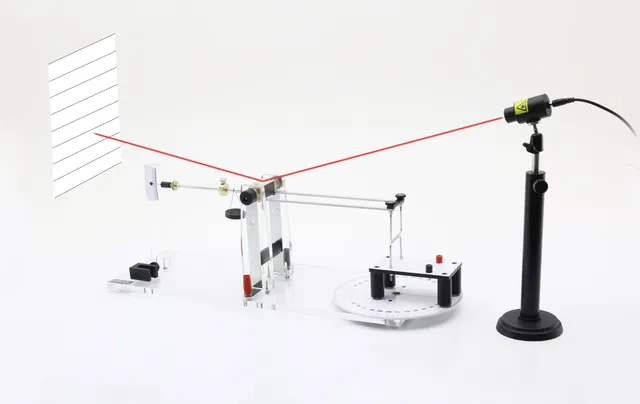 Educaduino Optique et ondes Laser pour levier optique mesure angle
