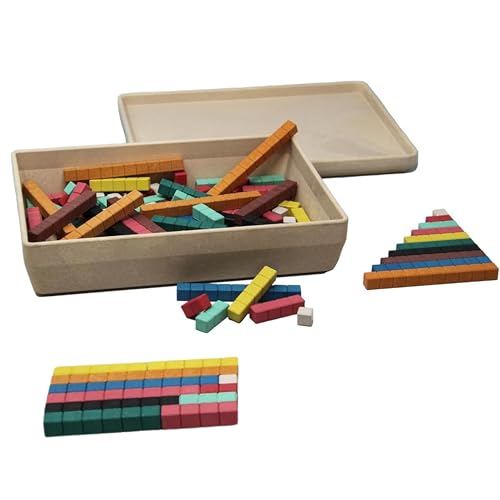 Wissner Zahlen & Rechnen réglettes Cuisenaire 126 pcs RE-Wood