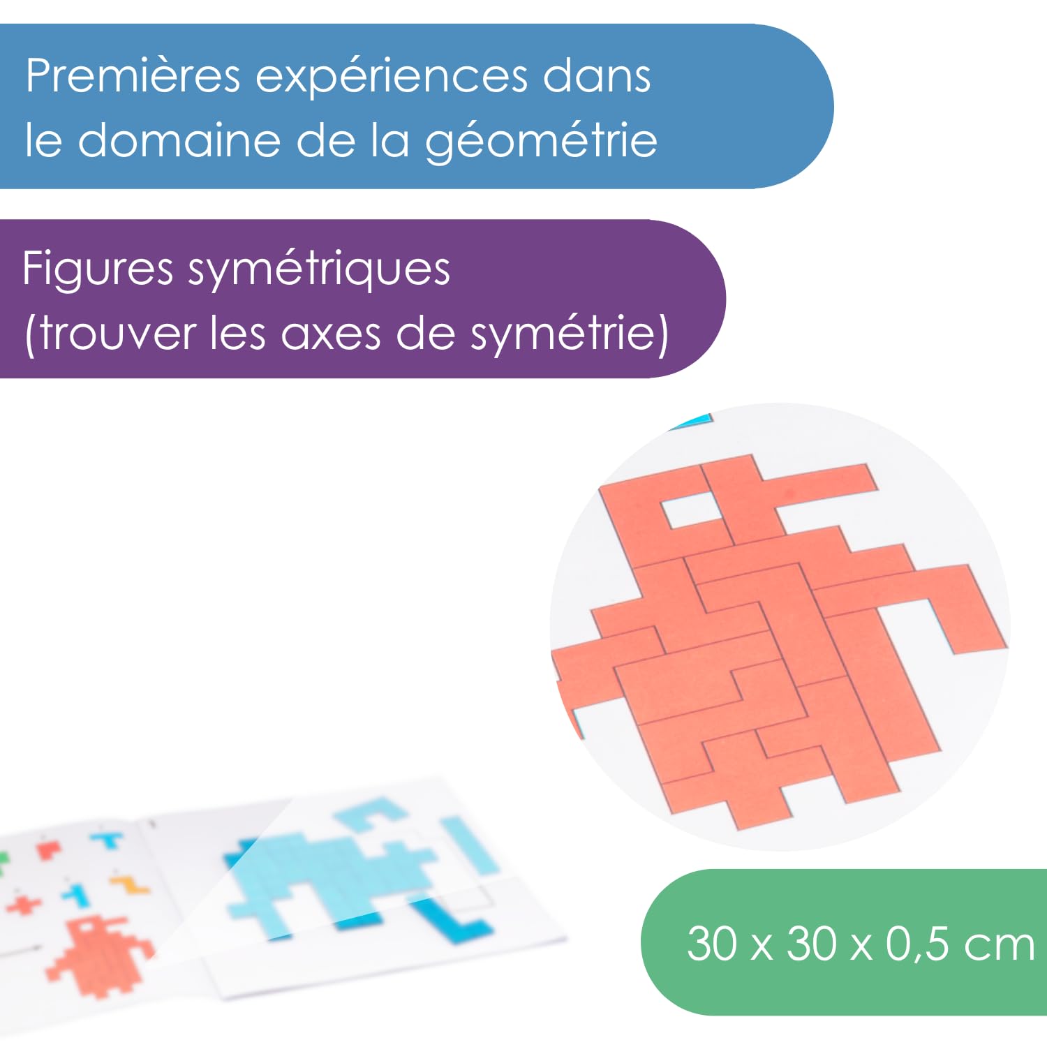 Wissner Raum & Form livret Pentominos 20 modèles taille réelle