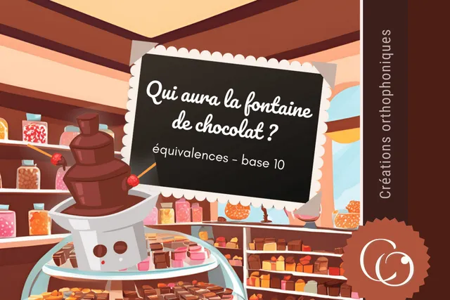 Créations orthophoniques Fontaine de chocolat jeu cognition mathématique PDF