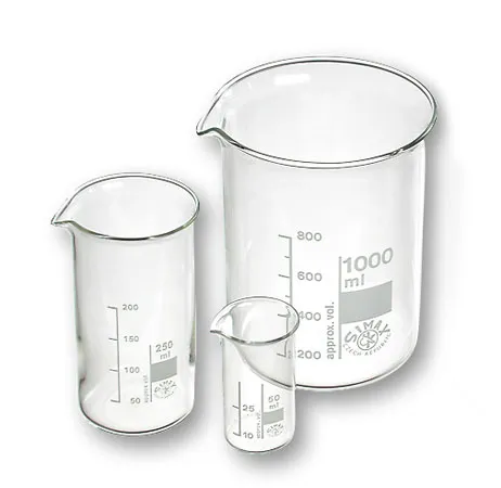 Educaduino Verrerie Lot béchers à bec forme haute SIMAX verre